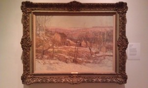 Winter in the Valley, Edward Willis Redfield painted with the New Hope Colony