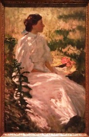 A Study in White; Charles Webster Hawthorne c 1900 Founded the Cape Cod School of Art