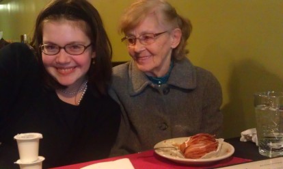 The Daughter & Grandma Midge at Rigoletto's